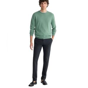 NEW J. Crew 484 Slim-fit Tech Pant  Flat Front, Side Pockets Black Size 31 x 30